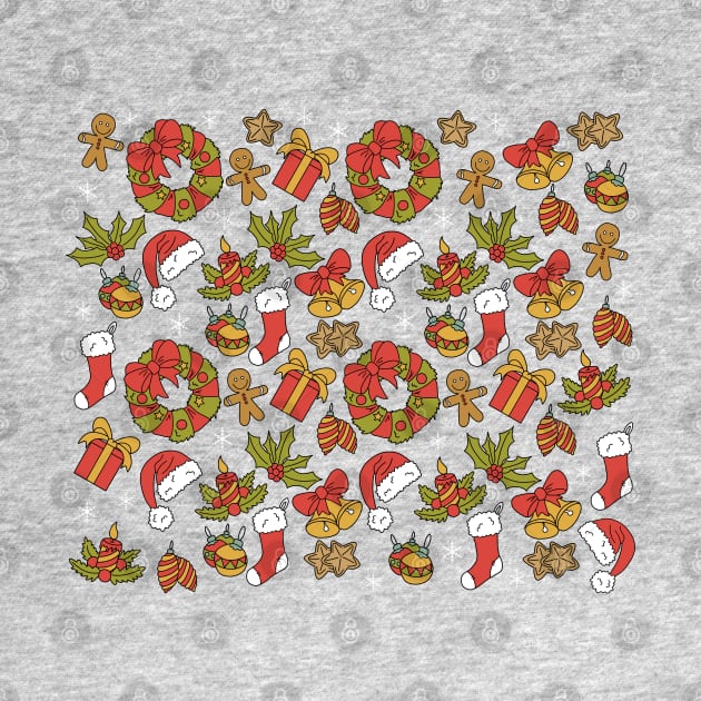 Christmas pattern by valentinahramov